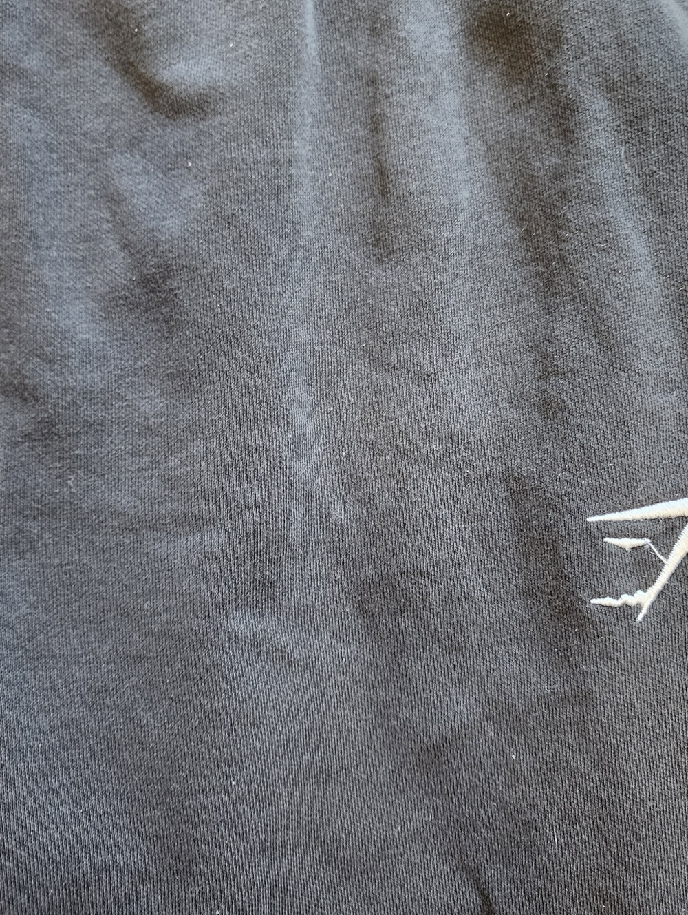 Gymshark Crest Jogger Sweatpants Black Size Small Slimfit Athletic Unisex - Picture 8 of 10